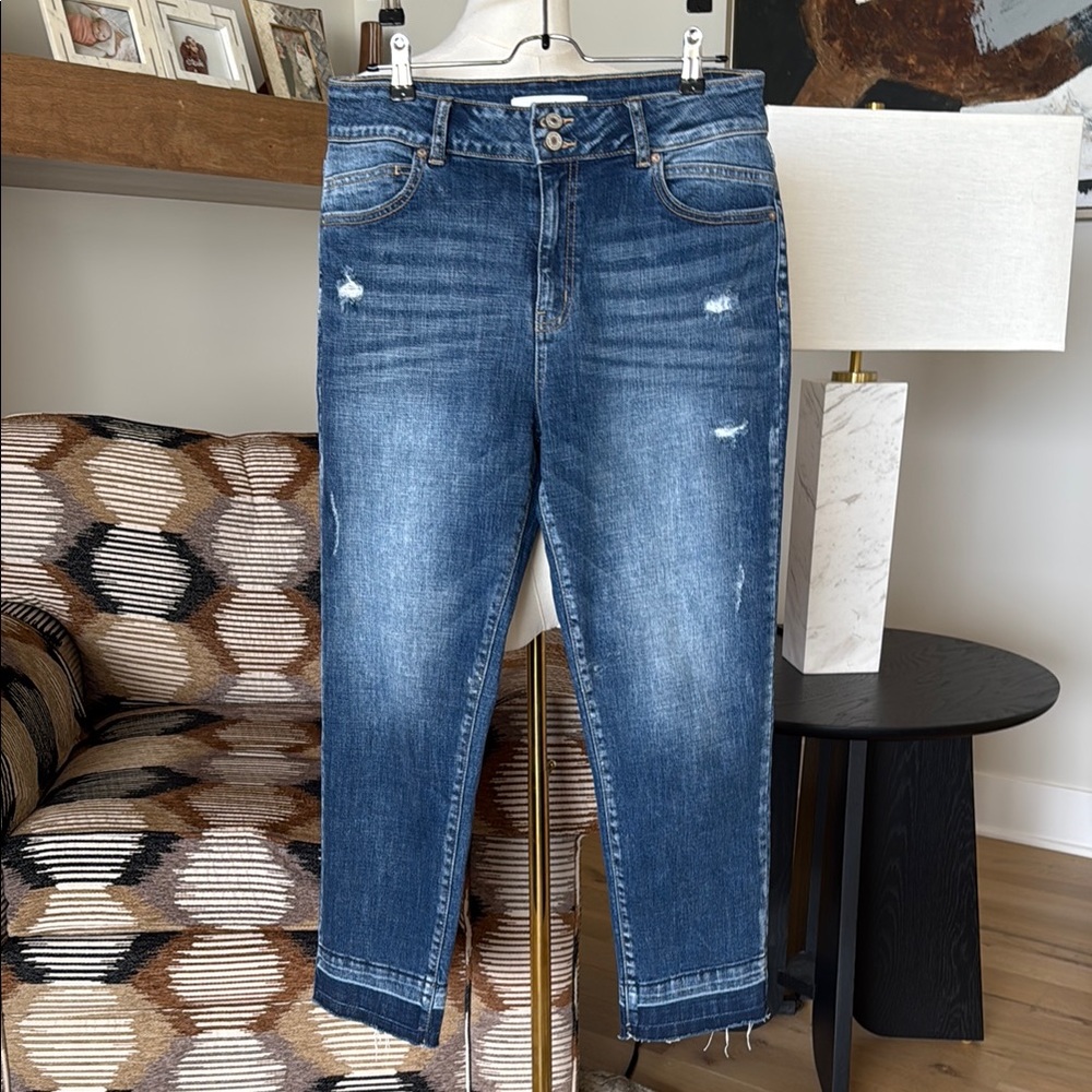 KanCan Double Button High Rise Jeans